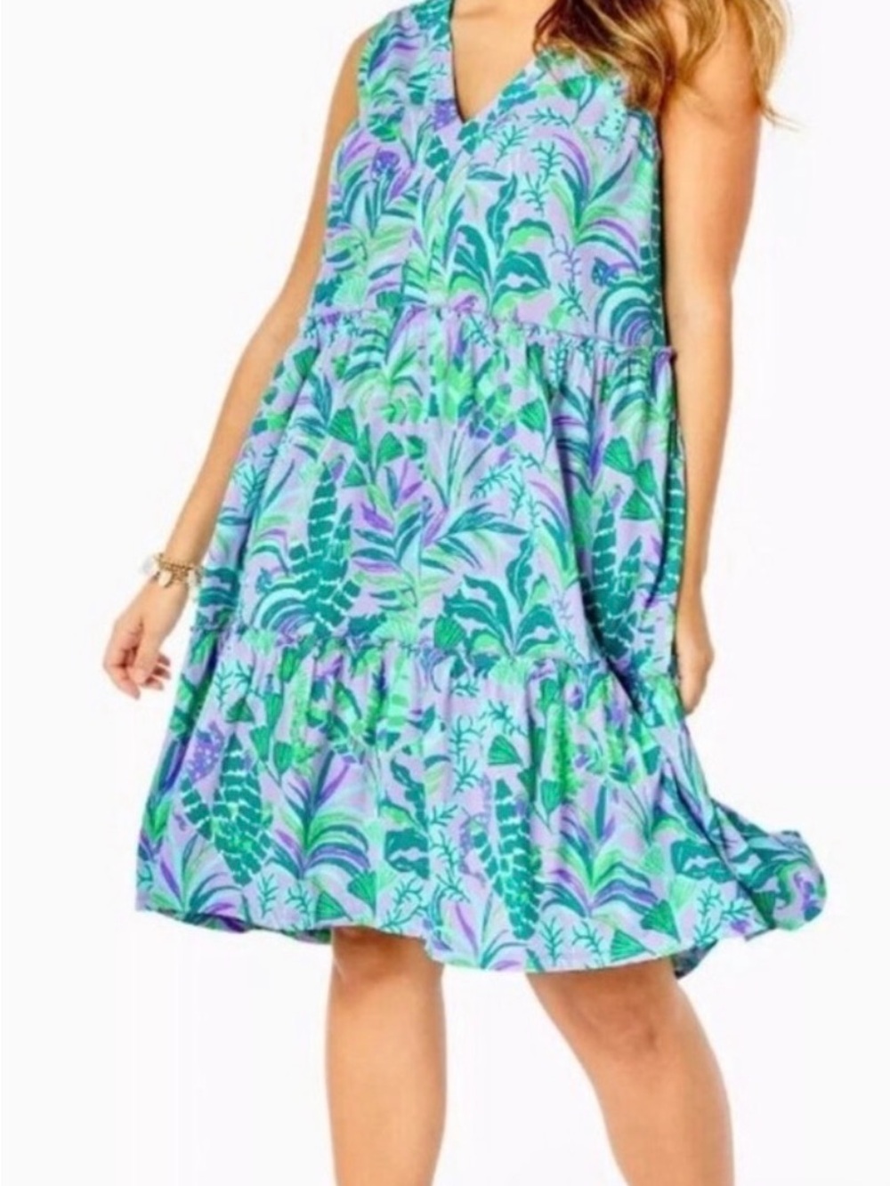 Lilly Pulitzer Lorina Swing Dress in the gorgeous Purple Iris Size XXS